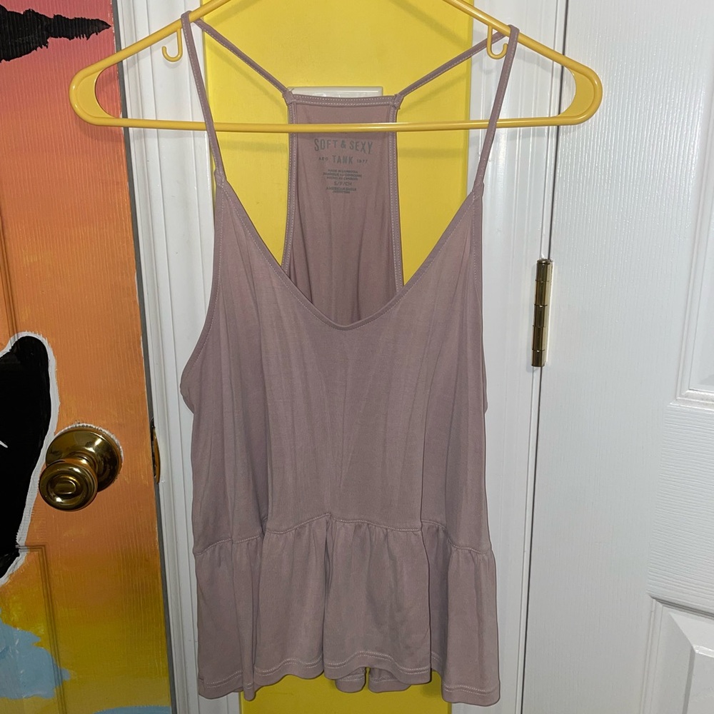 American Eagle Soft and Sexy Collection Purple Tank Top